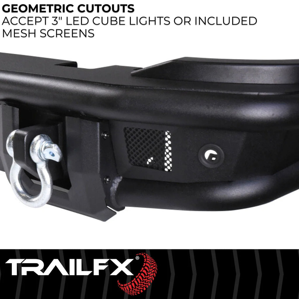 TrailFX Accommodates TrailFX 3 Inch Flush Mount LED Cube Lights Sold Separately BR004T - Rear View