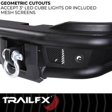 Load image into Gallery viewer, TrailFX Accommodates TrailFX 3 Inch Flush Mount LED Cube Lights Sold Separately BR004T - Rear View
