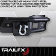 Load image into Gallery viewer, TrailFX Accommodates TrailFX 3 Inch Flush Mount LED Cube Lights Sold Separately BR004T - Rear View