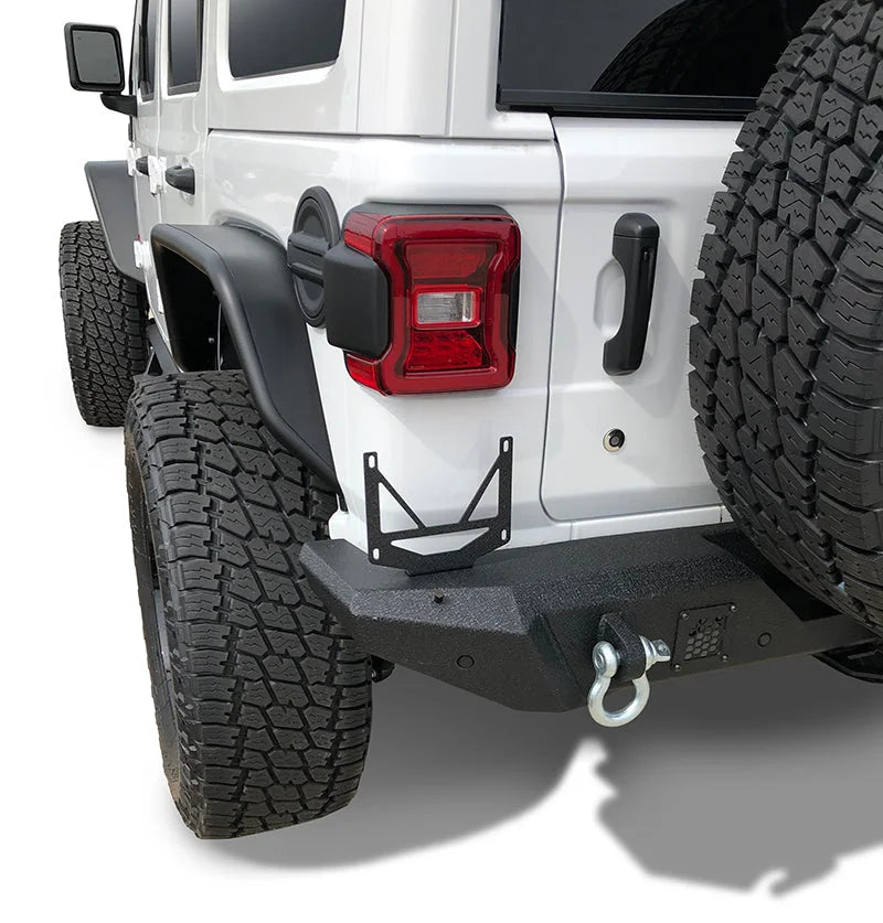 TrailFX Accomodates TrailFX 3 Inch Flush Mount LED Cube Lights Sold Seperately JL06T - Rear View
