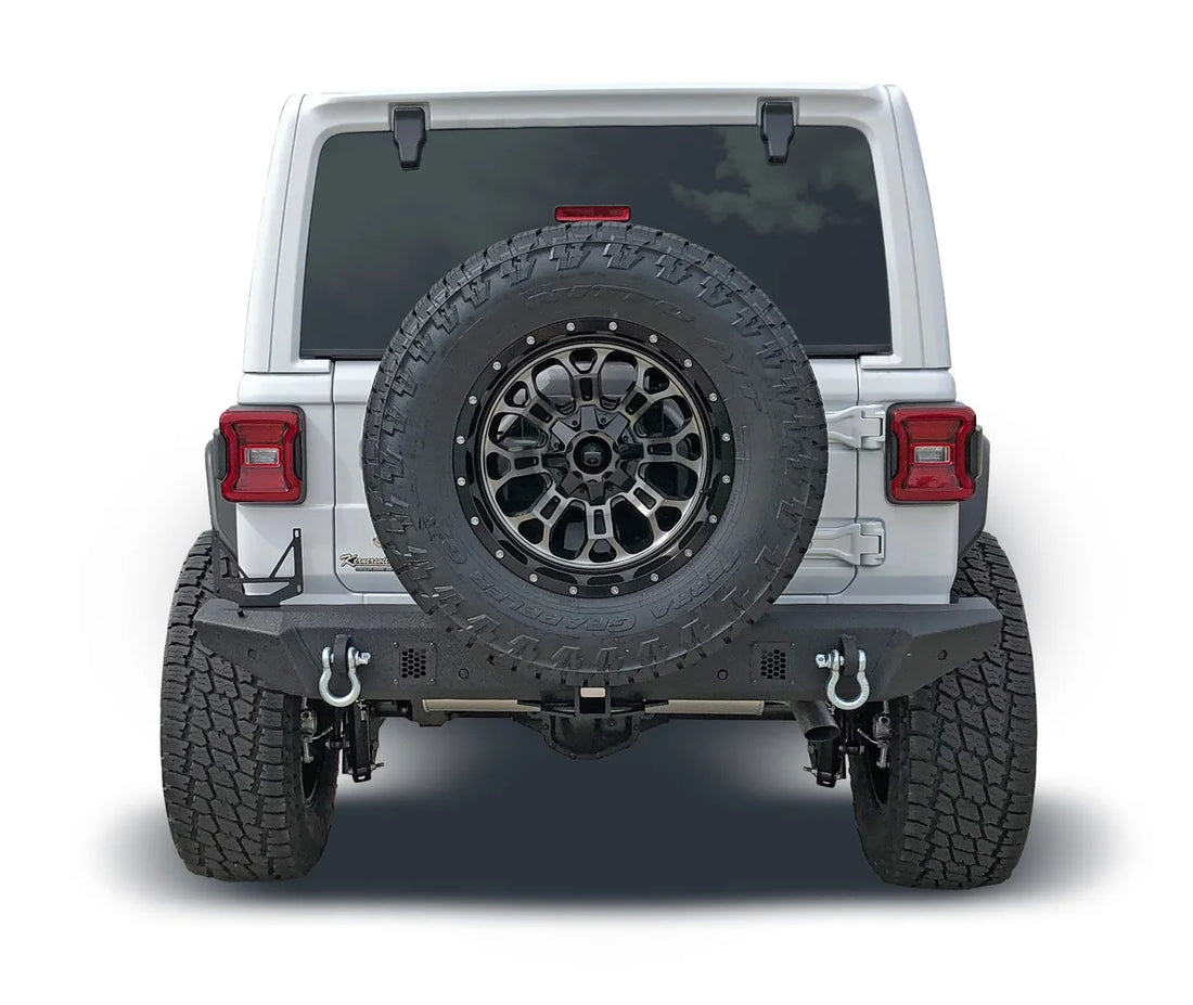 TrailFX Accomodates TrailFX 3 Inch Flush Mount LED Cube Lights Sold Seperately JL06T - Rear View