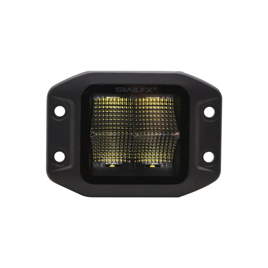 TrailFX Black Die-Cast Aluminum Housing 2X2CFFMB - Mounting View