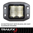 Load image into Gallery viewer, TrailFX Black Die-Cast Aluminum Housing 2X2CFFMB - Installation View