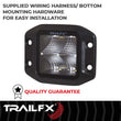 Load image into Gallery viewer, TrailFX Black Die-Cast Aluminum Housing 2X2CFFMB - Additional View 6