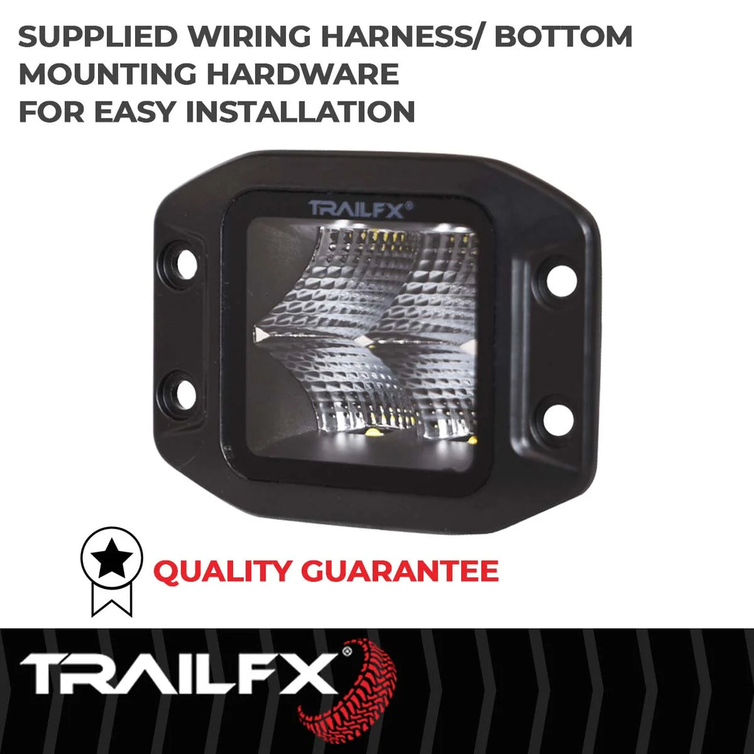TrailFX Black Die-Cast Aluminum Housing 2X2CFFMB - Additional View 6