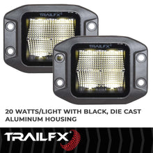Load image into Gallery viewer, TrailFX Black Die-Cast Aluminum Housing 2X2CFFMBPR - Installation View