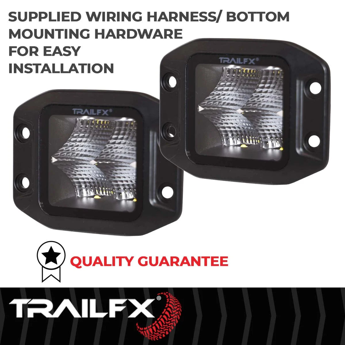 TrailFX Black Die-Cast Aluminum Housing 2X2CFFMBPR - Additional View 6