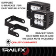 Load image into Gallery viewer, TrailFX Black Die-Cast Aluminum Housing 3X2CFPR - Additional View 6