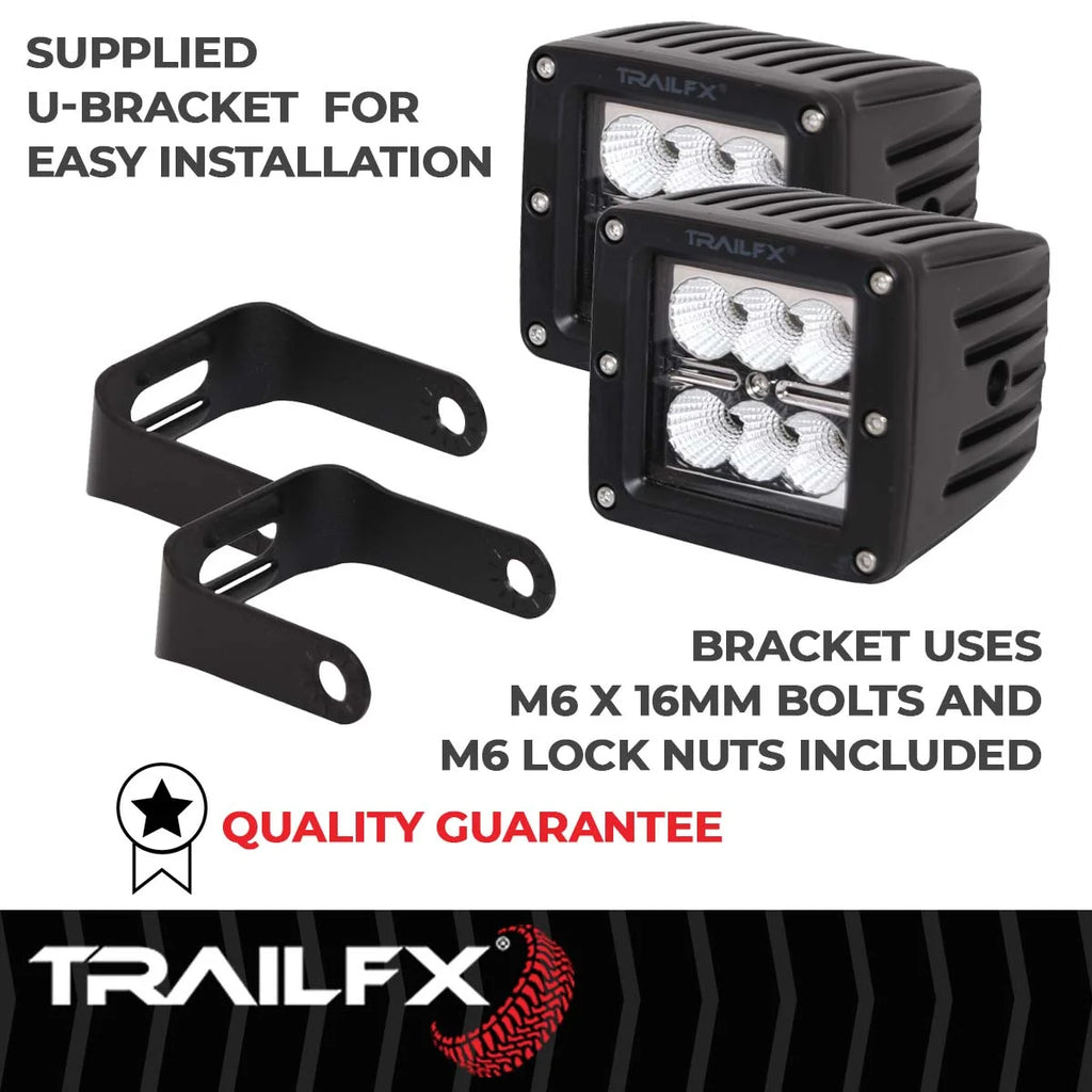 TrailFX Black Die-Cast Aluminum Housing 3X2CFPR - Additional View 6