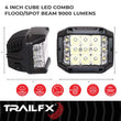 Load image into Gallery viewer, TrailFX Black Die-Cast Aluminum Housing PODSIDEFPR - Side View