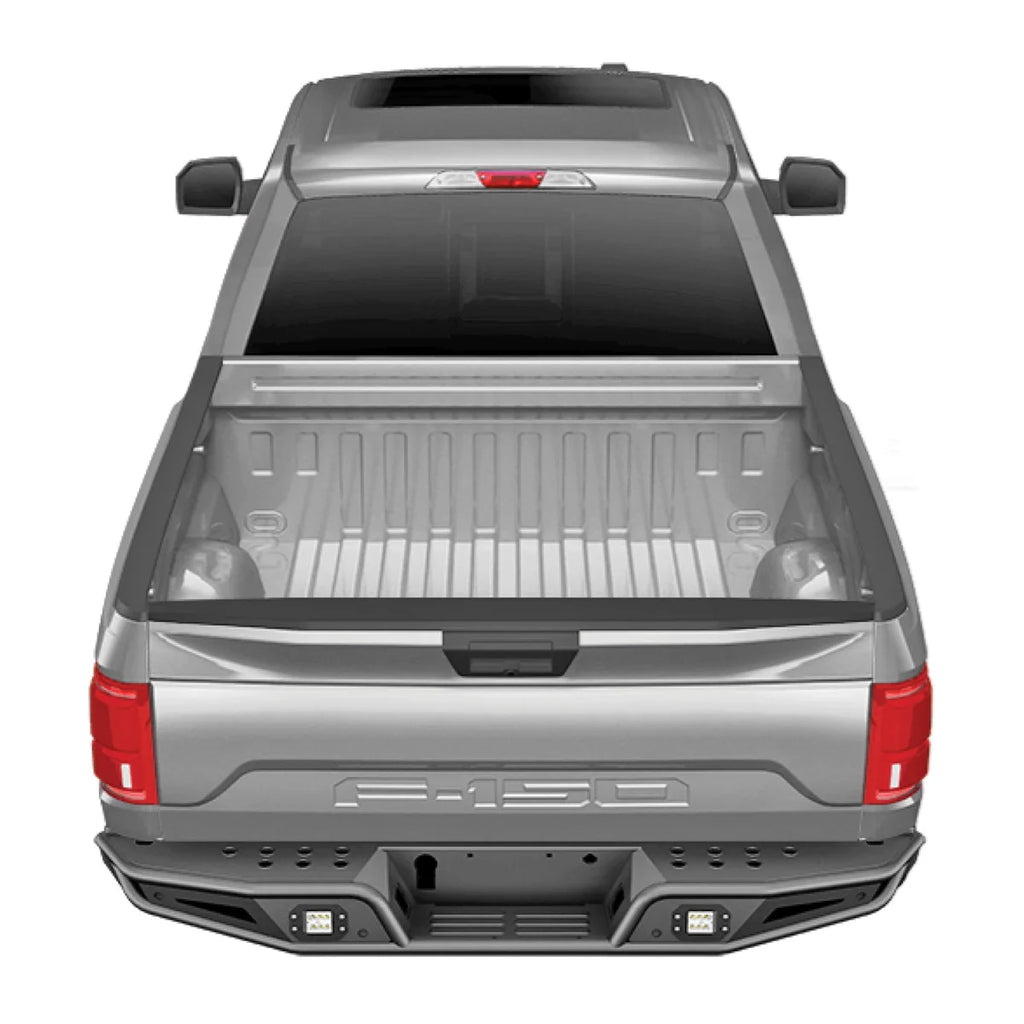 TrailFX Black Titanium Powder Coated Steel RPRB004TI - Rear View