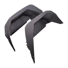 Load image into Gallery viewer, TrailFX Black powder coated aluminum construction. Set of 2. Includes mounting hardware. JL010RI - Back View