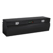 Load image into Gallery viewer, TrailFX Chest Sgl Lid Pwdr Ctd Black 16 Gauge Alum 60x19-7/8x17-1/8 12.0 Cubic Ft Cap 150602 - Package Contents