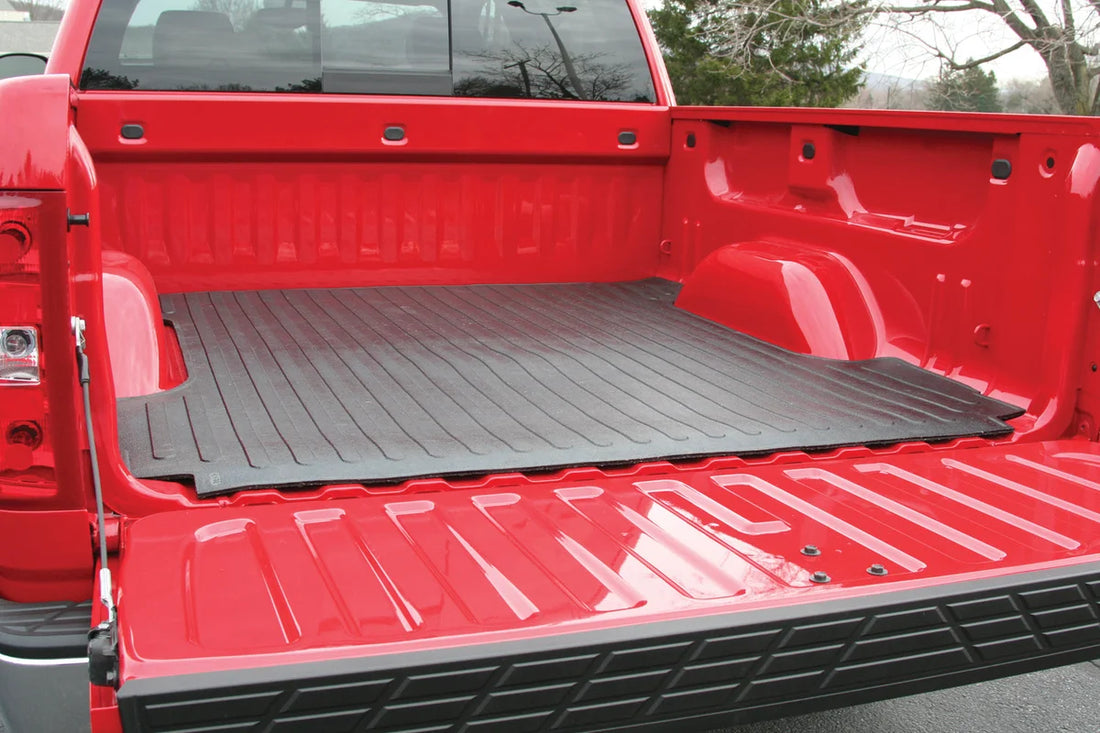 TrailFX Direct-Fit Without Raised Edges Black Nyracord Tailgate Liner/ Mat Not Included 601D - Side View