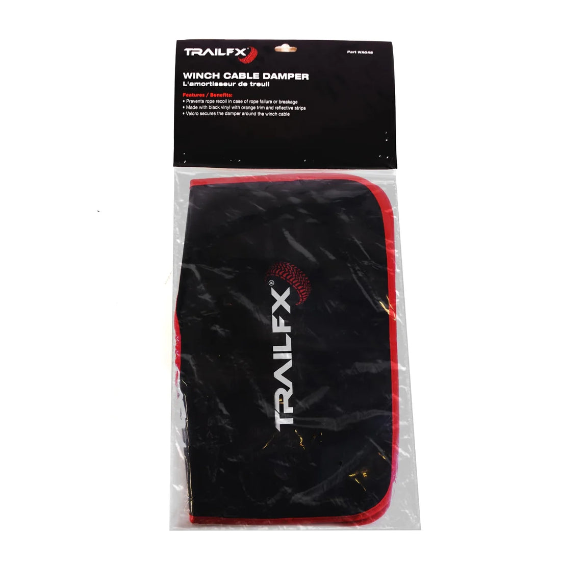 TrailFX Drape Over Cable To Absorb Cable Whip WA045 - Installation View