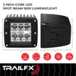Load image into Gallery viewer, TrailFX Driving/FogLight-LED 3X2CSPPR - Side View
