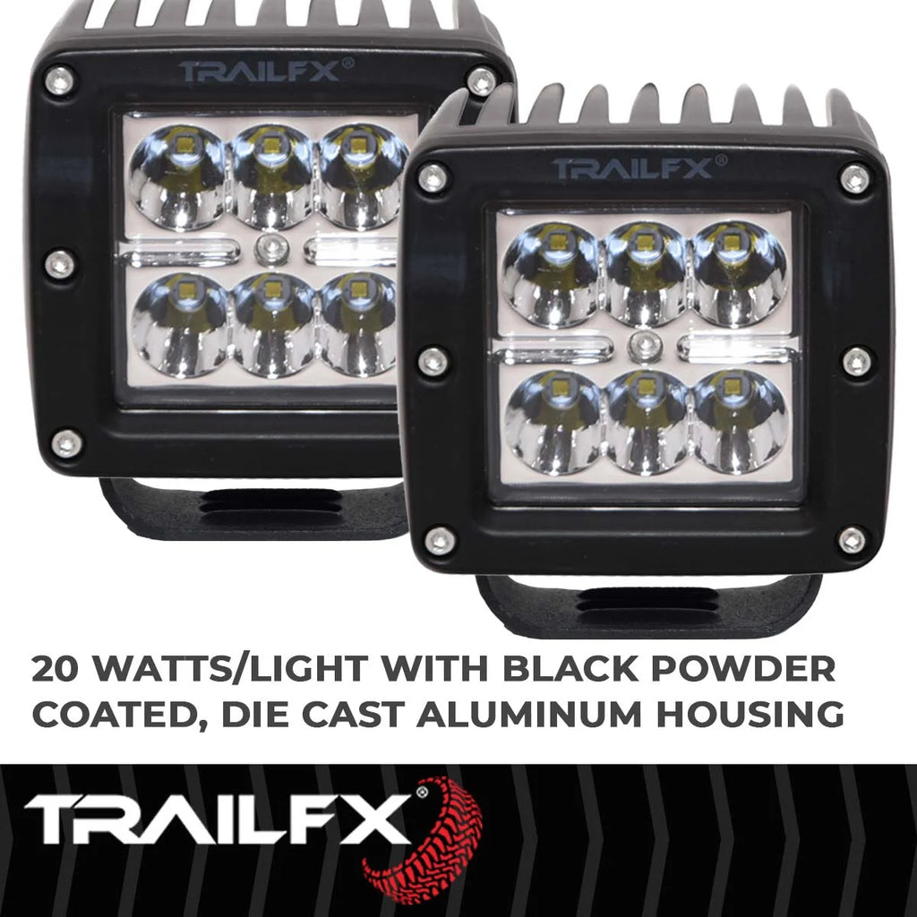 TrailFX Driving/FogLight-LED 3X2CSPPR - Installation View