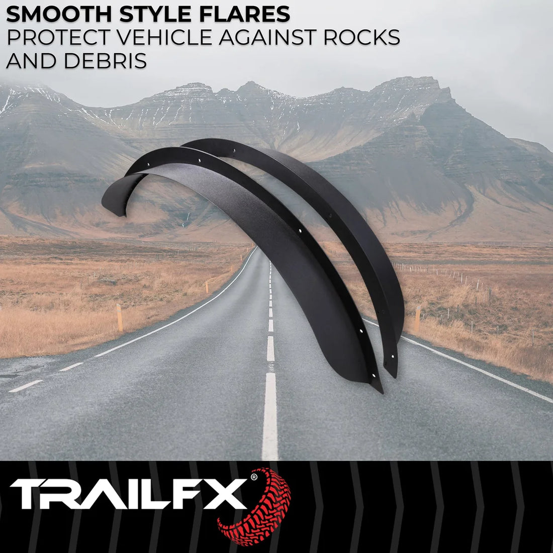 TrailFX Fender Flare BR005T - Side View