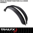 Load image into Gallery viewer, TrailFX Fender Flare BR005T - Back View