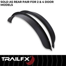Load image into Gallery viewer, TrailFX Fender Flare BR006T - Back View