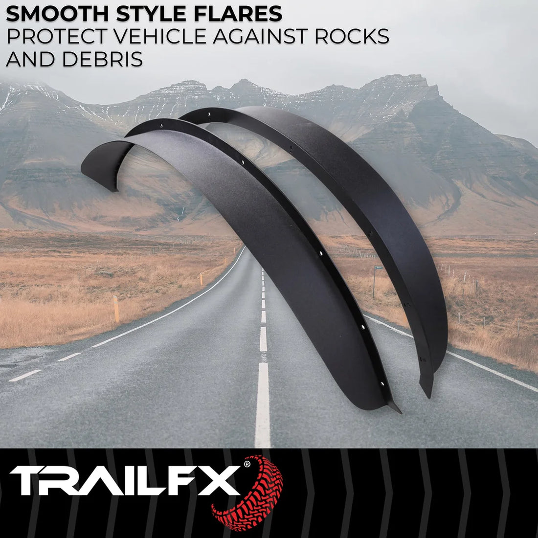 TrailFX Fender Flare BR013T - Rear View