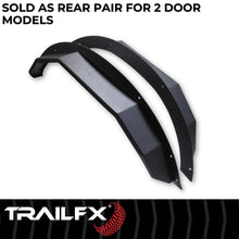 Load image into Gallery viewer, TrailFX Fender Flare BR014T - Rear View
