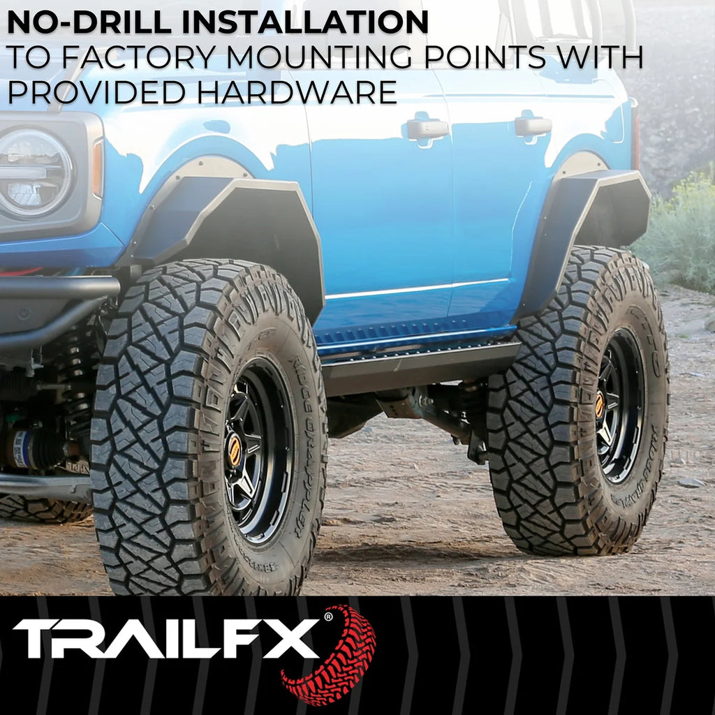 TrailFX Fender Flare BR014T - Rear View