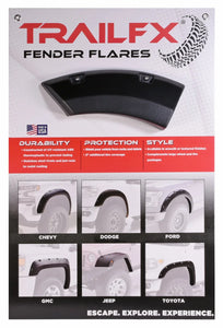 TrailFX Fender Flare Display with Sample TFXFFDISP - Main Product View