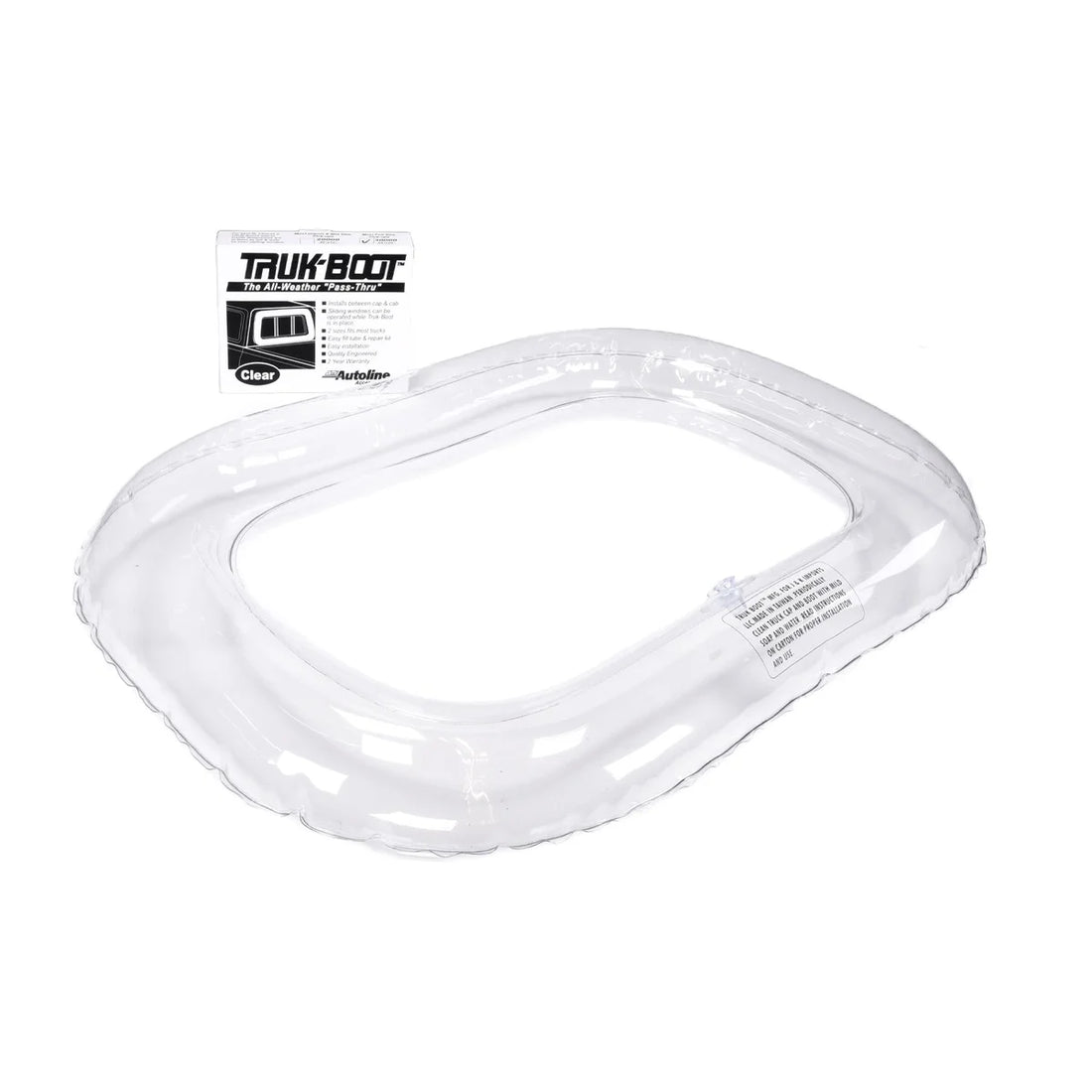 TrailFX Fills Truck Cab To Camper Gaps Up To 3 Inches 24 X 16 Inch Inflatable PVC Clear 30000 - Side View