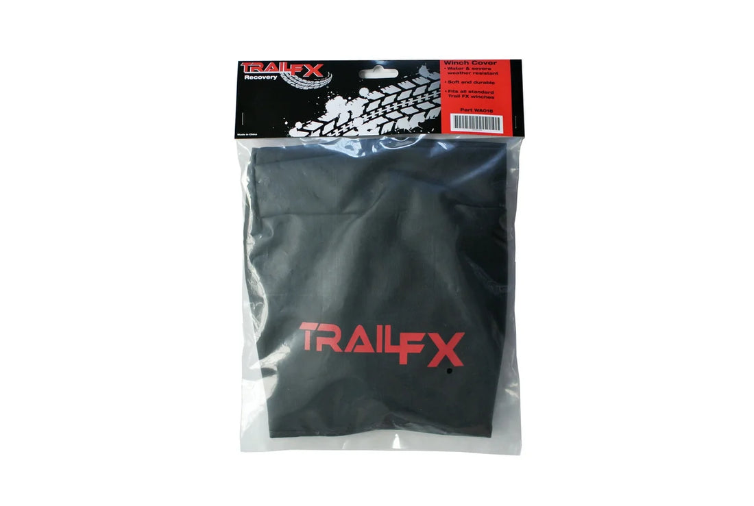 TrailFX For Trail FX Winches W08B/ W10B/ W12B Orange With Trail FX Logo WA016 - Side View