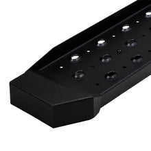 Load image into Gallery viewer, TrailFX Mounts Under Rear Bumper Solid Surface W/Non-Slip Tread 60x6.5 Black Mild Steel FBV01B - Back View