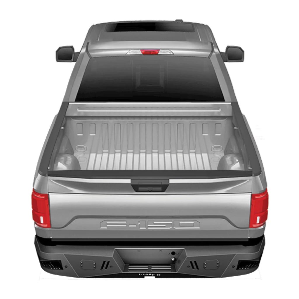 TrailFX One Piece Design Direct Fit Mounting Hardware Included Without D-Ring Mounts Wit RLDB001TI - Rear View