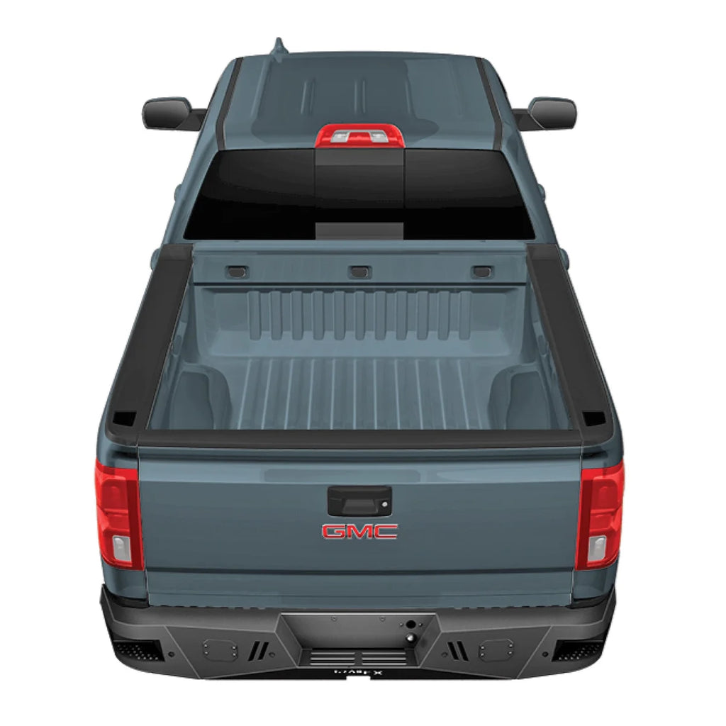 TrailFX One Piece Design Direct Fit Mounting Hardware Included Without D-Ring Mounts Wit RLDB004TI - Rear View