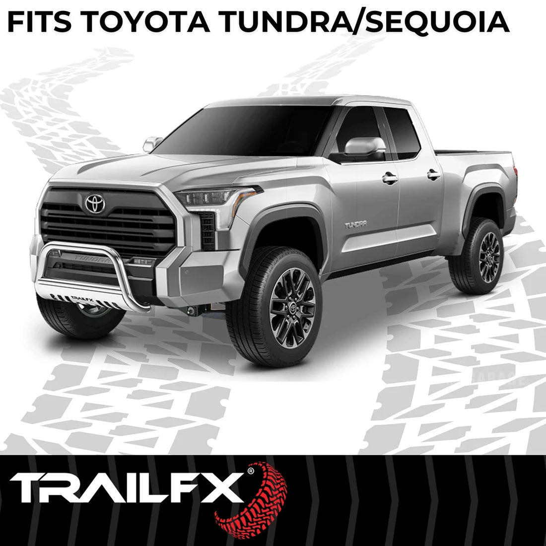 TrailFX Pol Stain Steel 3 In Dia W/Skid Plat Opt Light 8 In Max Light/20 In Max Lite Bar 8956422 - Additional View 5