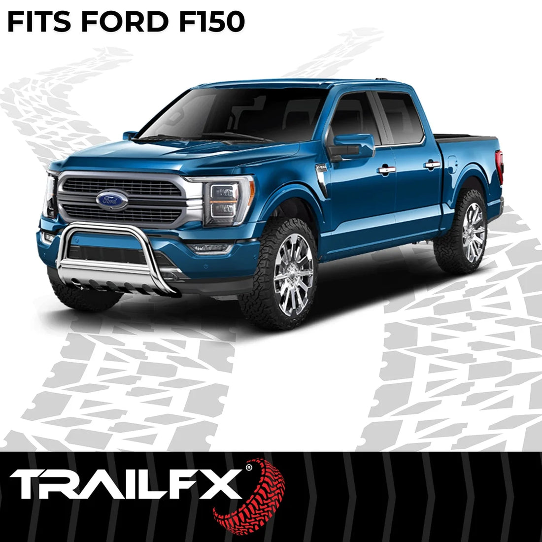 TrailFX Pol Stainless Steel 3 In Dia W/Skid Plate B0028S - Additional View 5