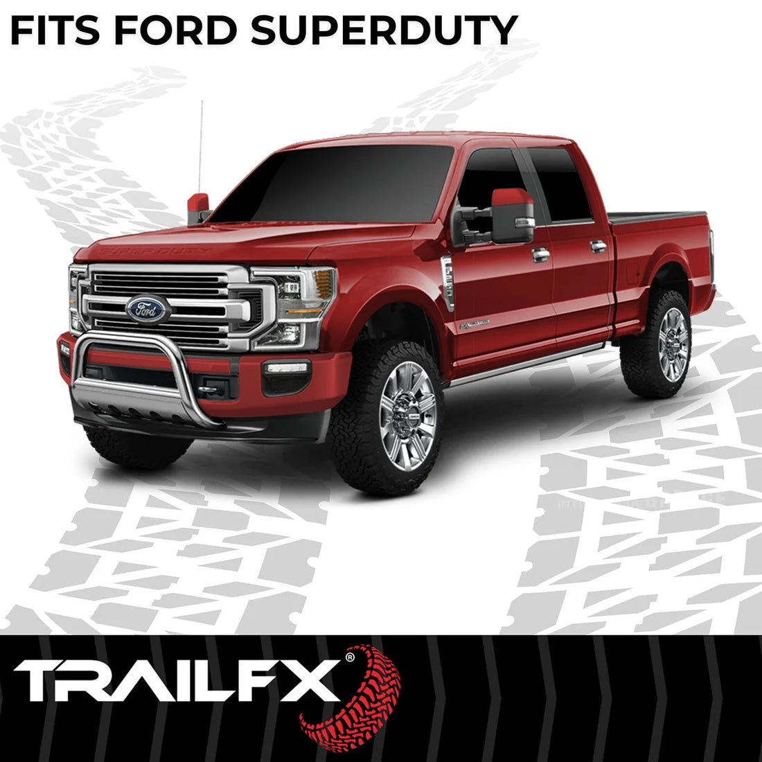 TrailFX Pol Stainless Steel 3 In Dia W/Skid Plate B0034S - Additional View 5