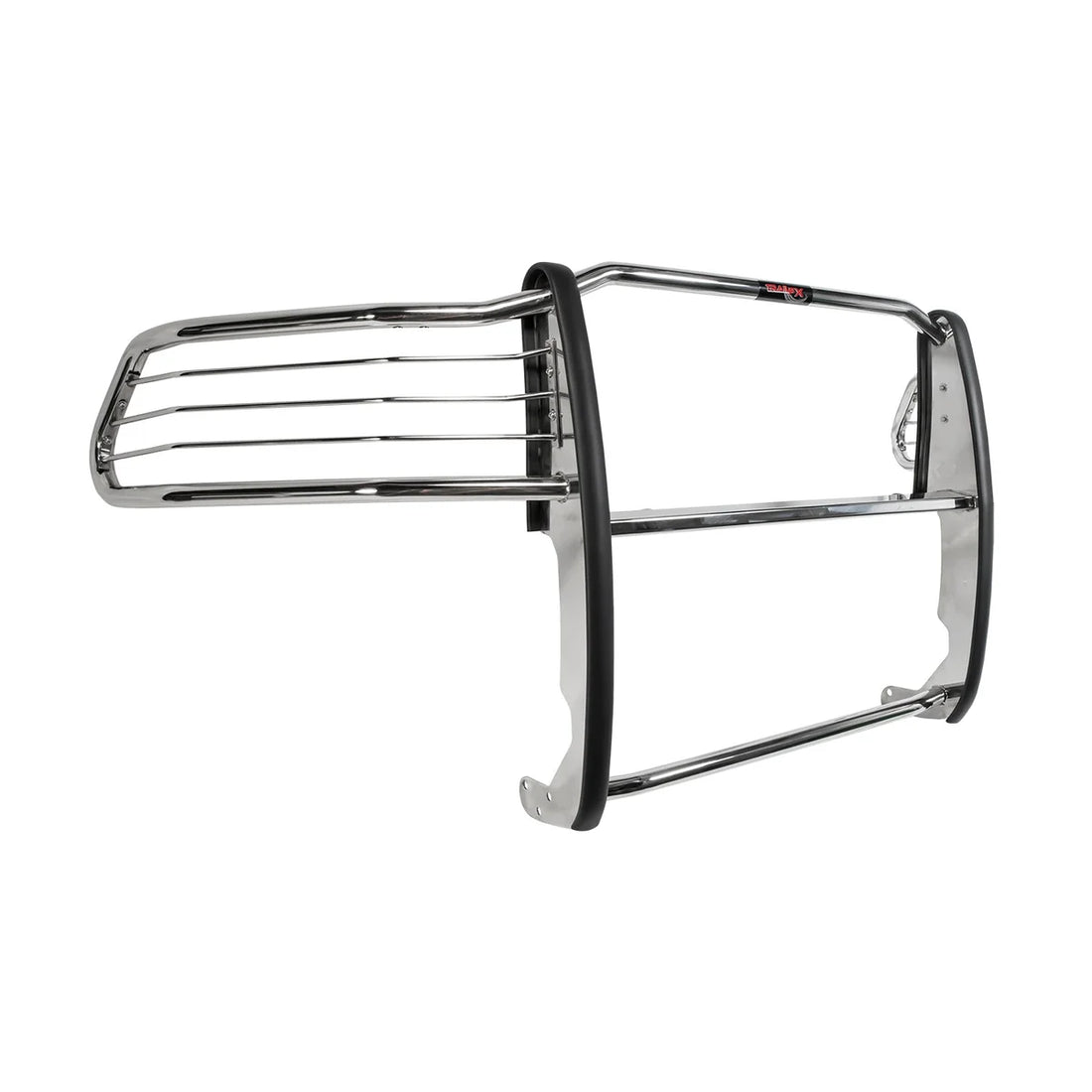 TrailFX Polished Stainless Steel With Brush Guard Without Skid Plate Without Step Plate E0011S - Side View