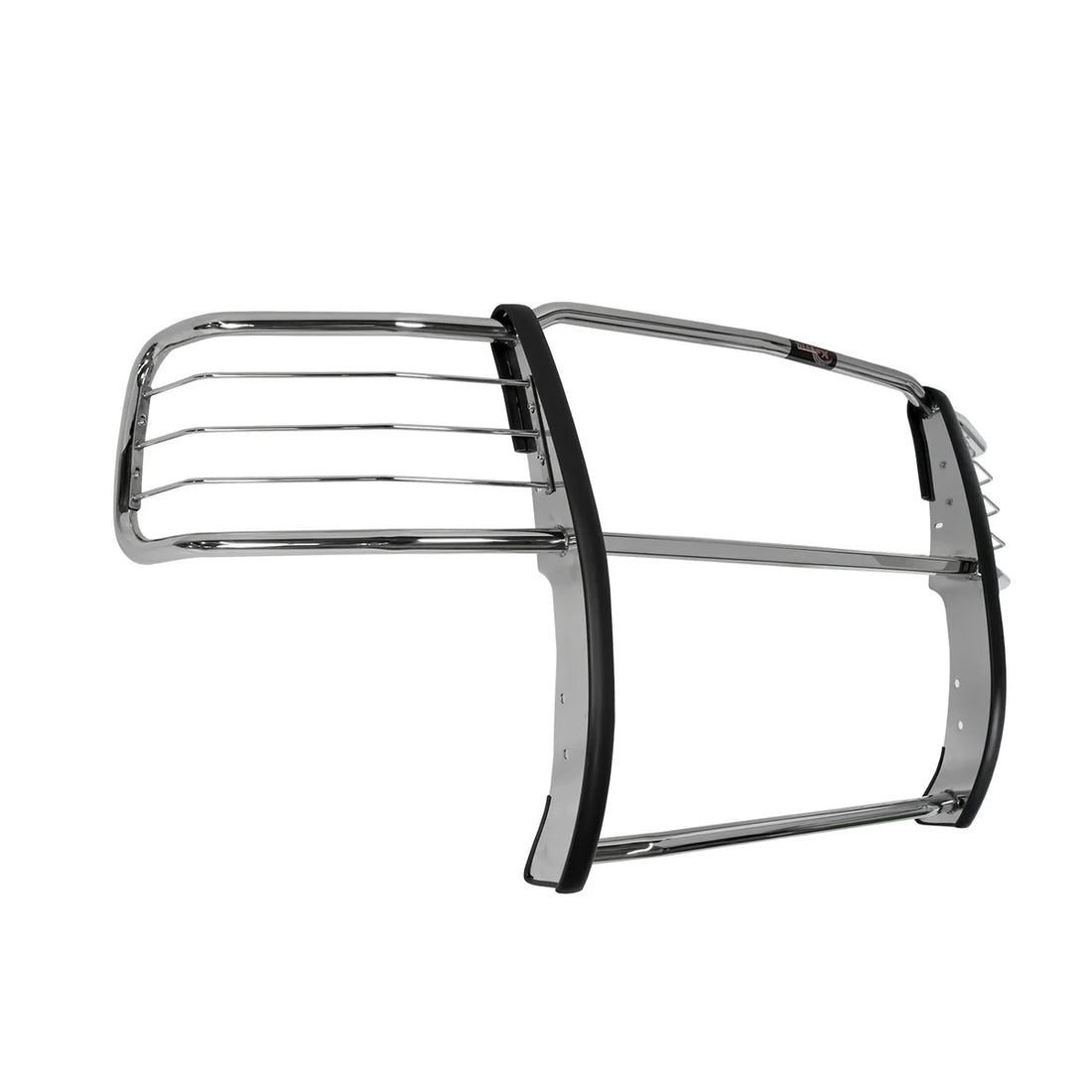 TrailFX Polished Stainless Steel With Brush Guard Without Skid Plate Without Step Plate E0033S - Side View