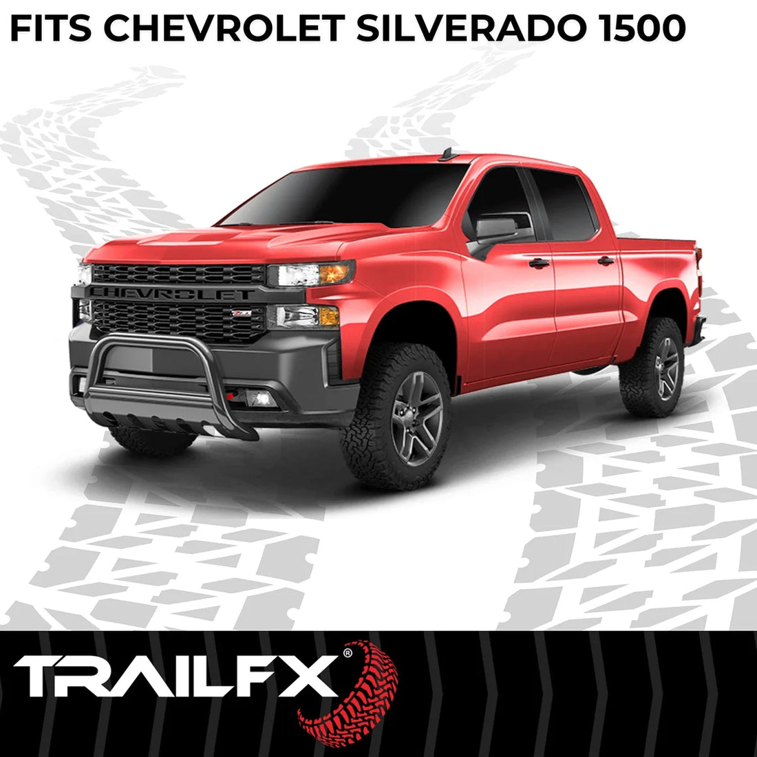 TrailFX Powder Coated Black Steel 3 In Dia With Skid Plate With Holes For Optional Light B0036B - Additional View 5