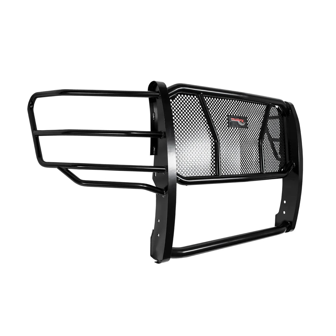 TrailFX Powder Coated Black Steel With Brush Guard Without Skid Plate Without Step Plate E0508B - Side View