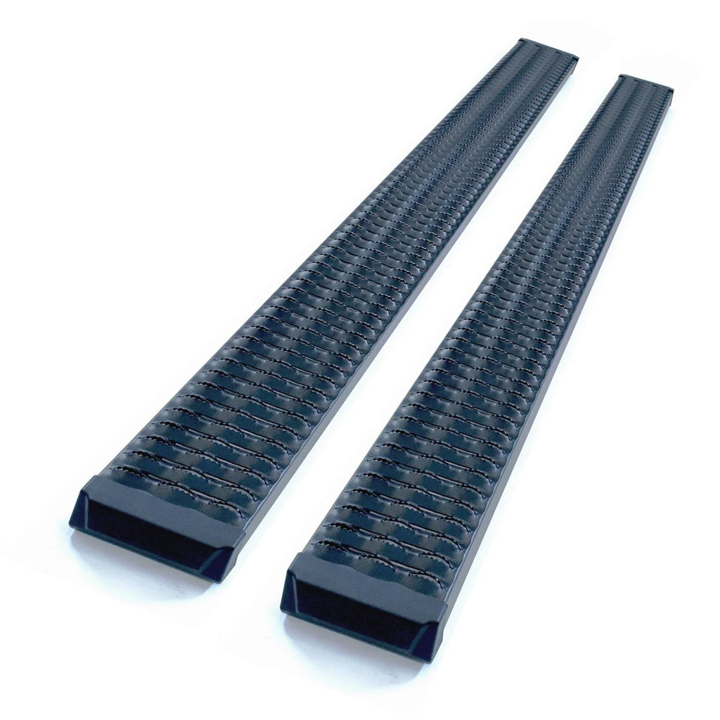 TrailFX Powder Coated Titanium Black Alum Unlighted Rocker Panel Mount 250 Pound Capacit RBA019TI - Main Product View