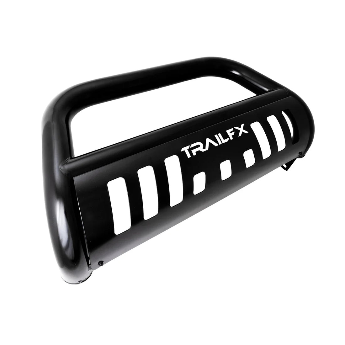 TrailFX Pwdr Ctd Black Steel 3 In Dia W/Skid Plate B0013B - Side View