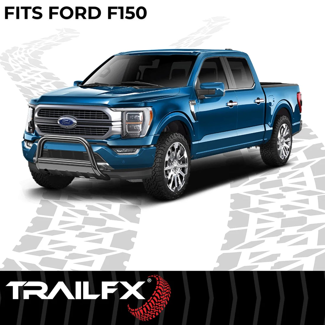 TrailFX Pwdr Ctd Black Steel 3 In Dia W/Skid Plate B0028B - Additional View 5