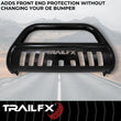 Load image into Gallery viewer, TrailFX Pwdr Ctd Black Steel 3 In Dia W/Skid Plate B0029B - Additional View 6
