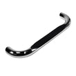 Load image into Gallery viewer, TrailFX Sample Of 3 Inch Round Polished Stainless Steel and Black Side Bars G5008 - Back View