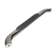 Load image into Gallery viewer, TrailFX Sample Of 4 Inch Oval Bent Polished Stainless Steel and Black Side Bars G5009 - Side View