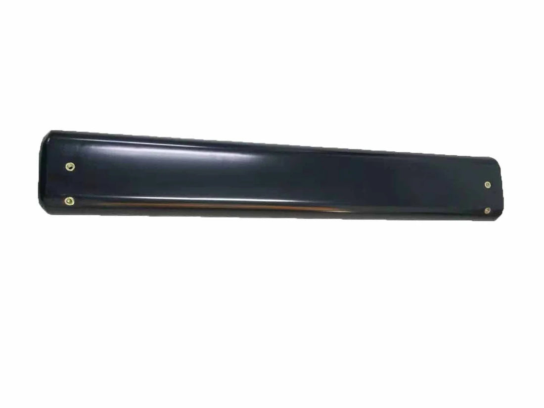 TrailFX Sample of 6 Inch Oval Polished Stainless Steel and Black Side Bars G5005 - Installation View