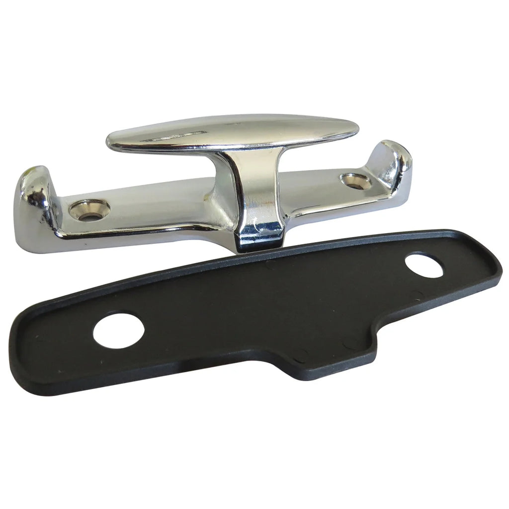 TrailFX Screw-On Mount Rope Cleat 150 Pound Capacity Chrome Plated Single E10054C - Main Product View