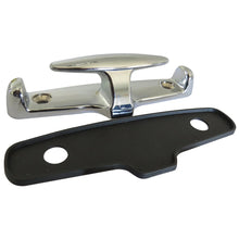Load image into Gallery viewer, TrailFX Screw-On Mount Rope Cleat 150 Pound Capacity Chrome Plated Single E10054C - Main Product View