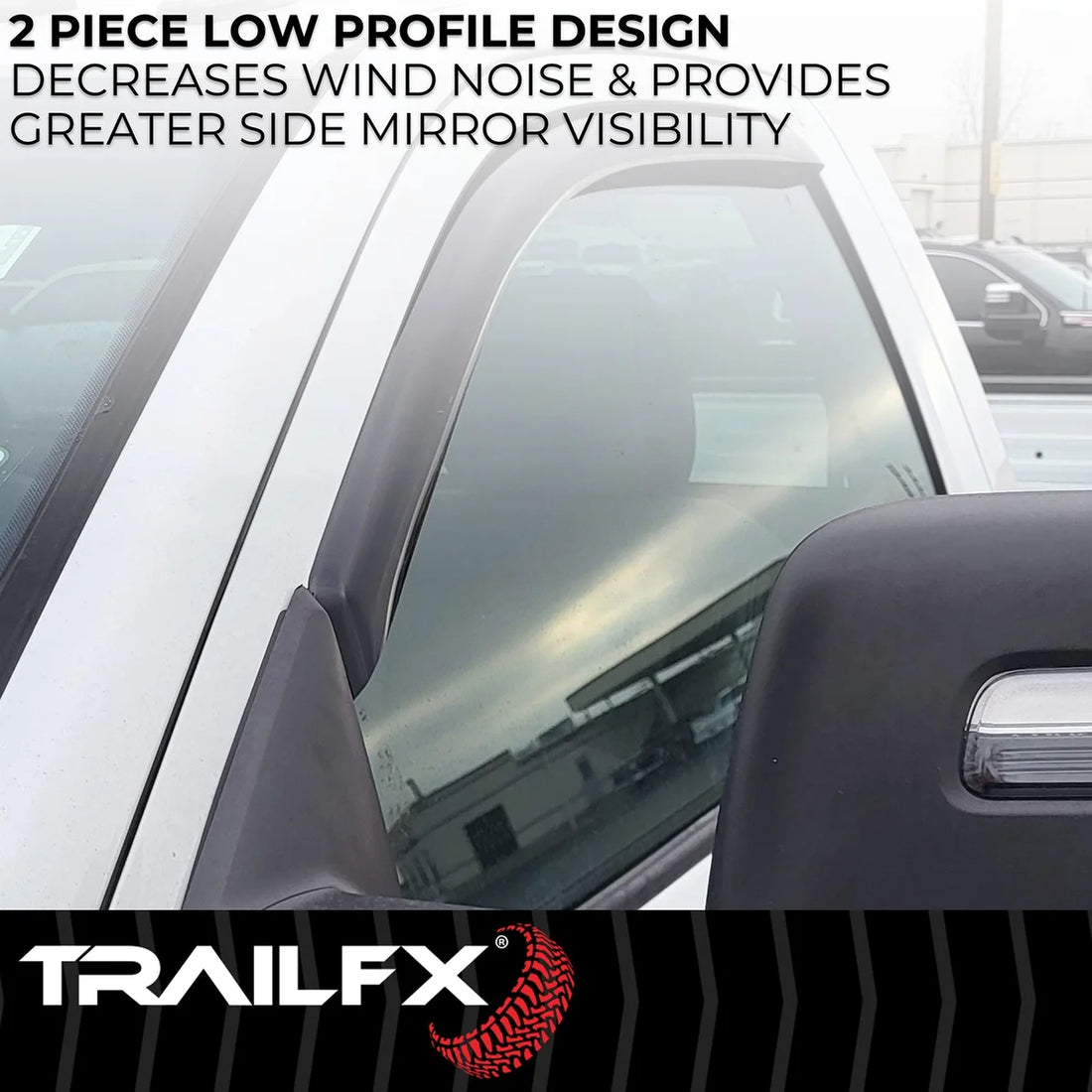 TrailFX Side Window Deflector 2002IC - Installation View
